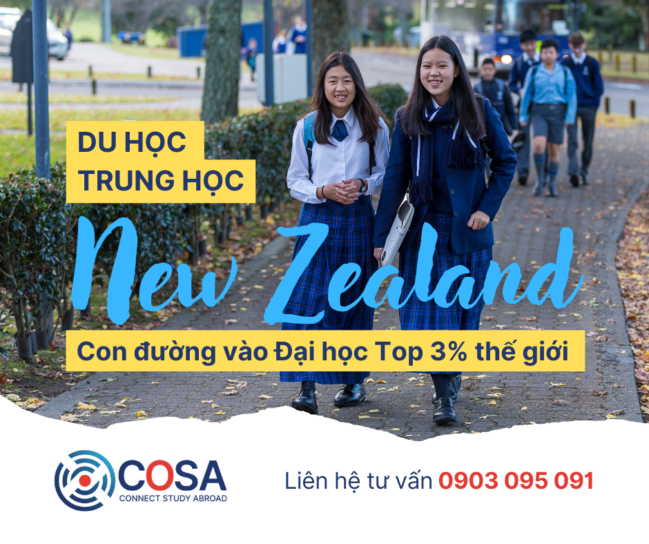Du học Trung học New Zealand: Con đường vững chắc vào Đại học Top 3% thế giới