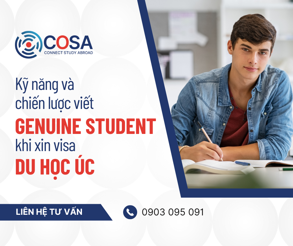 Kỹ năng và chiến lược khi viết bài Genuine Student xin Visa du học Úc