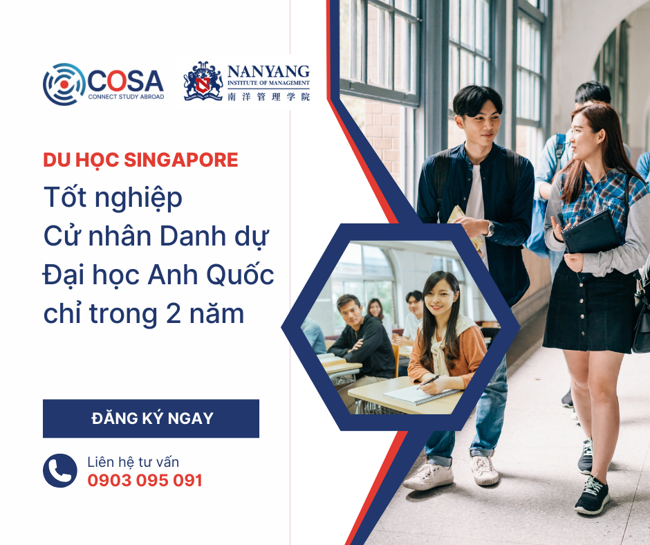 Du học Singapore – Tốt nghiệp Cử nhân Danh dự của Đại học Anh Quốc chỉ trong 2 năm