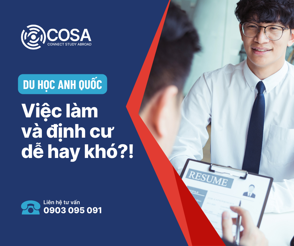 Du học Anh: Việc làm và định cư dễ hay khó?