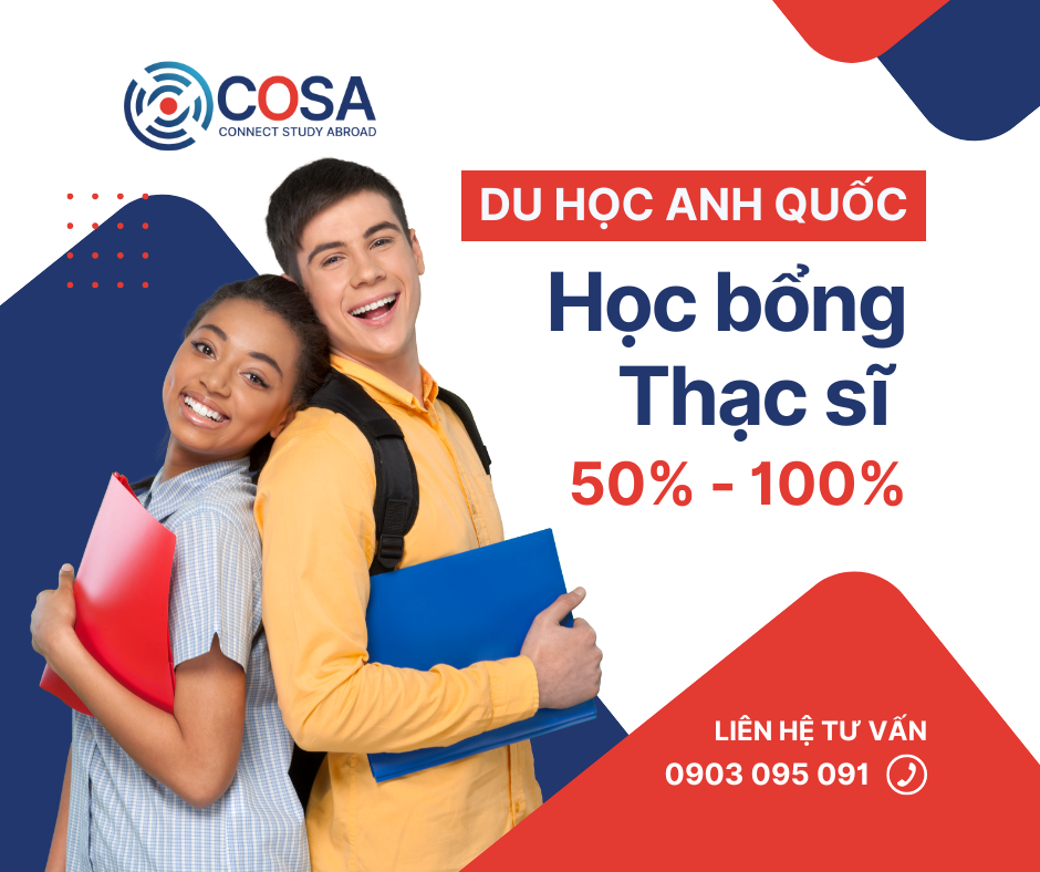 Du học Anh Quốc: Học bổng Thạc sĩ