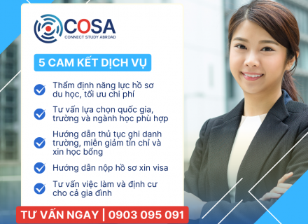Cam kết chất lượng dịch vụ của COSA