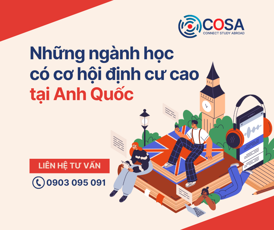 Những ngành học có cơ hội định cư cao tại Anh Quốc