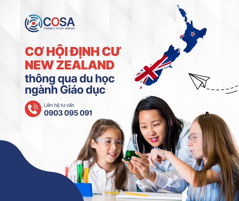 Cơ hội định cư tại New Zealand thông qua du học ngành Giáo dục