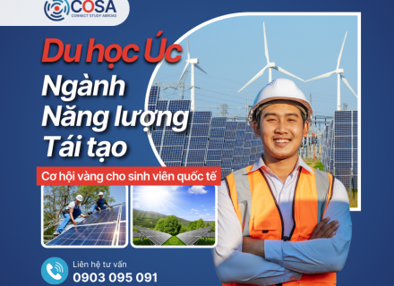 Du học Úc: Ngành Năng lượng Tái tạo và Cơ hội Vàng cho Sinh viên Quốc tế