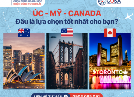 Úc, Mỹ hay Canada – Đâu là lựa chọn tốt nhất cho bạn?