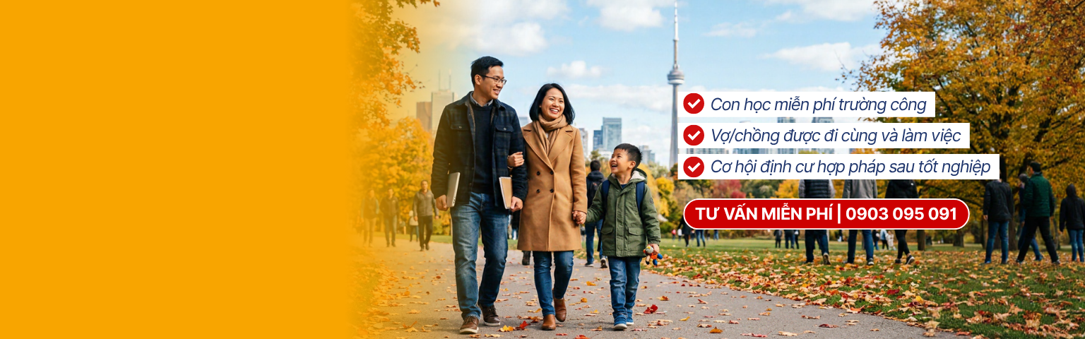 Du học Canada cùng gia đình